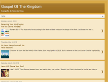 Tablet Screenshot of gospelofthekingdomofgod.blogspot.com