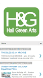 Mobile Screenshot of hallgreenarts.blogspot.com