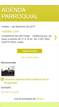 Mobile Screenshot of agendaparroquiaemigrantes.blogspot.com