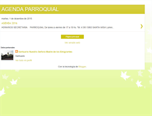 Tablet Screenshot of agendaparroquiaemigrantes.blogspot.com