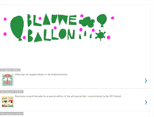Tablet Screenshot of blauweballon.blogspot.com