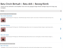 Tablet Screenshot of batucincinbertuah.blogspot.com