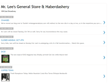 Tablet Screenshot of mrleesgeneralstore.blogspot.com