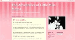 Desktop Screenshot of littlemissmamasadventures.blogspot.com