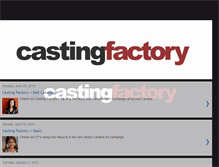 Tablet Screenshot of castingfactory.blogspot.com