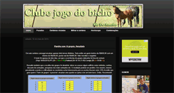 Desktop Screenshot of clubejogodobicho.blogspot.com