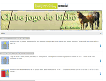 Tablet Screenshot of clubejogodobicho.blogspot.com