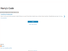 Tablet Screenshot of harryscode.blogspot.com