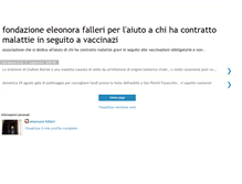 Tablet Screenshot of fondazioneeleonorafalleri.blogspot.com