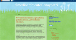 Desktop Screenshot of elmedioambienteelenaypatri.blogspot.com