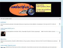 Tablet Screenshot of comoloexplico.blogspot.com