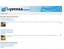 Tablet Screenshot of laprensamisiones.blogspot.com