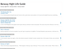 Tablet Screenshot of boracay-at-night.blogspot.com
