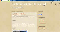Desktop Screenshot of contaminacionguayacan.blogspot.com