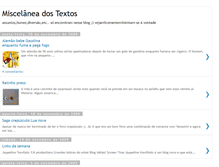 Tablet Screenshot of mixdostextos.blogspot.com