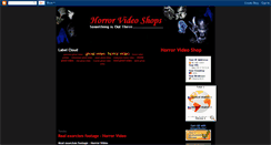 Desktop Screenshot of horror-video-shop.blogspot.com