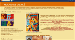 Desktop Screenshot of mulheresdeaxe.blogspot.com