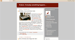 Desktop Screenshot of everyday-krakow.blogspot.com