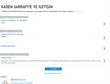 Tablet Screenshot of kademiletisim.blogspot.com