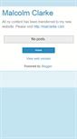 Mobile Screenshot of malcolmclarke.blogspot.com