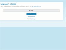 Tablet Screenshot of malcolmclarke.blogspot.com