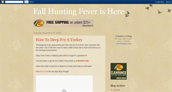 Desktop Screenshot of fallhuntingfeverhere.blogspot.com