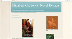 Desktop Screenshot of elizabethchadwicks.blogspot.com