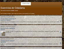 Tablet Screenshot of cidadania-e.blogspot.com