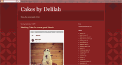 Desktop Screenshot of cakesbydelilah.blogspot.com