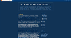 Desktop Screenshot of miamipolicefop.blogspot.com