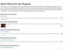 Tablet Screenshot of miamipolicefop.blogspot.com