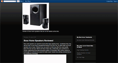 Desktop Screenshot of best-home-theater-speaker-systems.blogspot.com