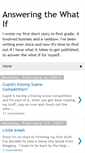 Mobile Screenshot of answeringthewhatif.blogspot.com