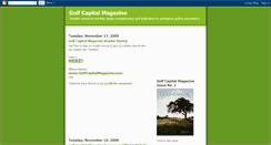 Desktop Screenshot of golfcapitalmagazine.blogspot.com