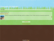 Tablet Screenshot of geografia-salento.blogspot.com
