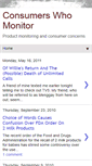 Mobile Screenshot of consumers-who-monitor.blogspot.com