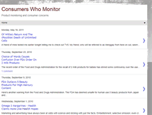 Tablet Screenshot of consumers-who-monitor.blogspot.com