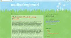 Desktop Screenshot of muslimah29januari.blogspot.com