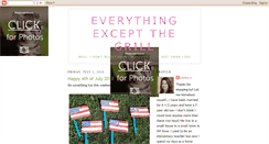 Desktop Screenshot of everythingexceptthegrill.blogspot.com