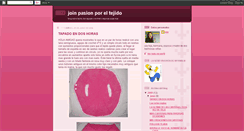 Desktop Screenshot of joinpasionporeltejido.blogspot.com