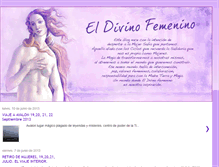 Tablet Screenshot of eldivinofemenino.blogspot.com