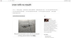 Desktop Screenshot of crowwithnomouth-jesse.blogspot.com