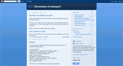 Desktop Screenshot of chroniclesofcelineps1.blogspot.com