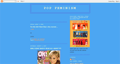 Desktop Screenshot of popfeminism.blogspot.com