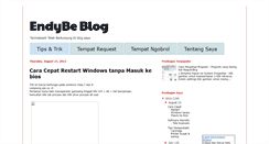 Desktop Screenshot of endybe.blogspot.com