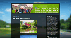 Desktop Screenshot of hofstraeuroodyssey.blogspot.com