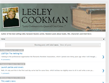 Tablet Screenshot of lesleycookman.blogspot.com