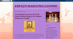 Desktop Screenshot of espacomahatmagandhi.blogspot.com