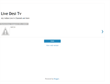 Tablet Screenshot of liveindiatv.blogspot.com