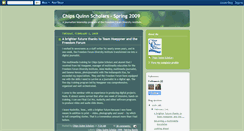 Desktop Screenshot of chipsquinnspring2009.blogspot.com